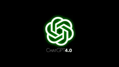Leuchtendes grünes ChatGPT-Logo